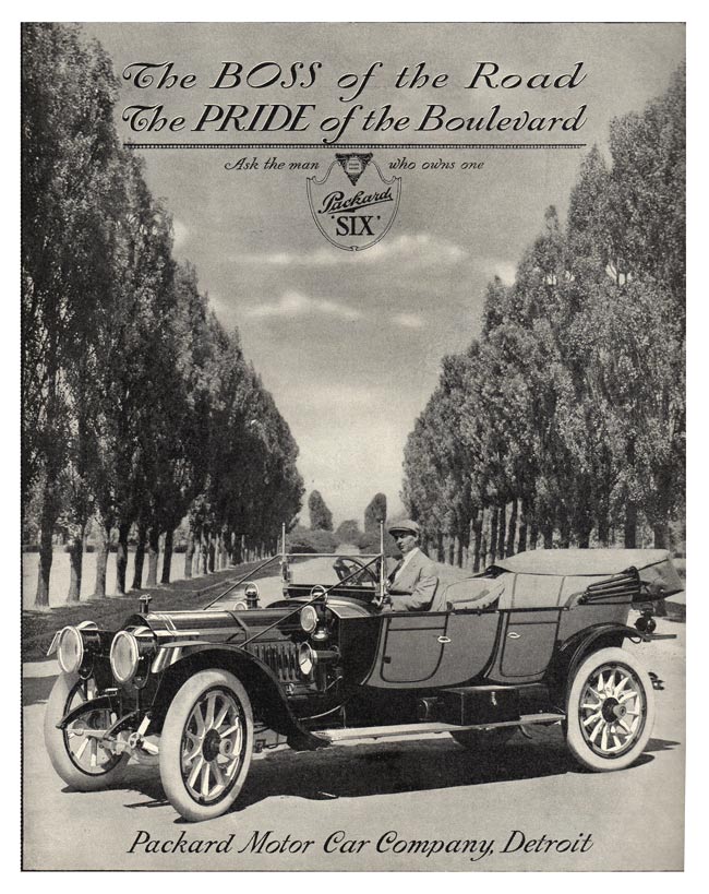 1911 Packard Auto Advertising